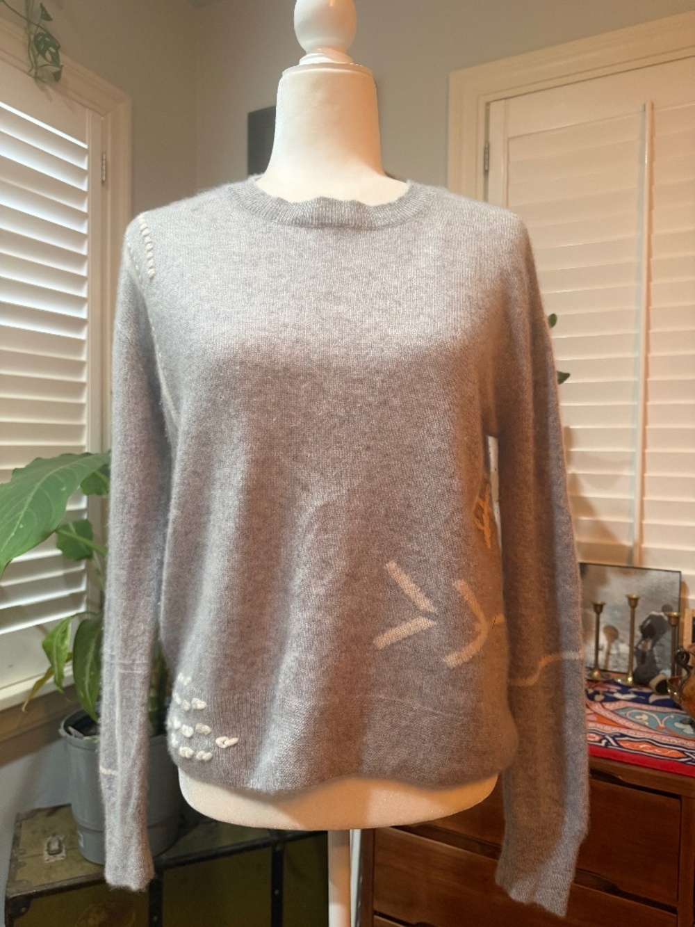 100% cashmere Hannah sweater.